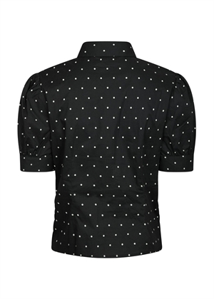Frannie dot skjorte Sort Neo Noir 